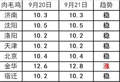 最新雞肉價格走勢分析報告