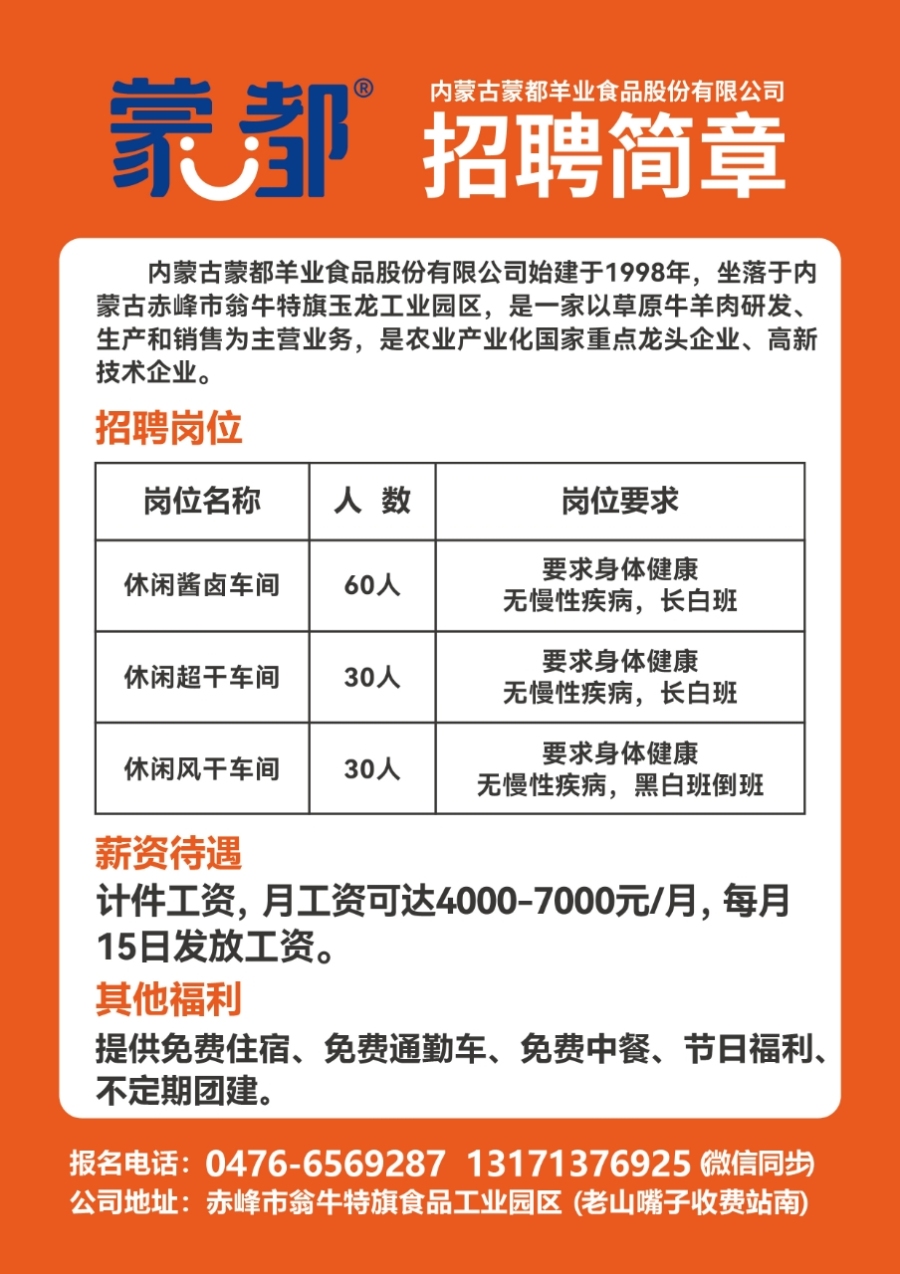 濟南最新招工信息匯總