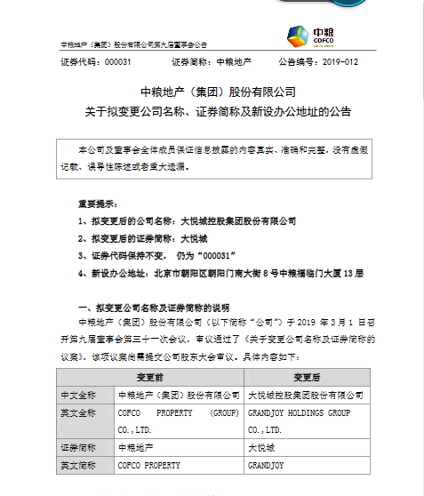 中糧地產(chǎn)最新公告深度解讀與解析