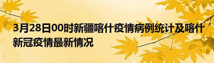 新疆喀什地区疫情最新病例分析报告发布